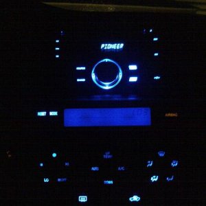 Some of the LEDs look kinda white, but they're blue.