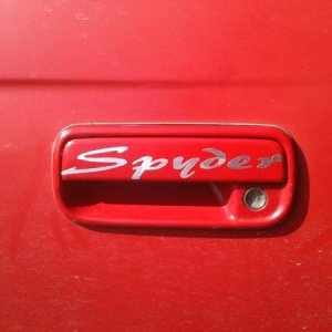 my spyder decal