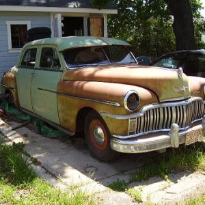 1949 DeSoto
From my friends dads barn. Always wanted it. They were moving so I acquired it. Took all day to free it from the barn, seized brakes, unfo