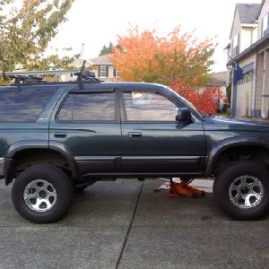 After...LC coils in the back, Daystar 2.5 upfront.....Need bigger tires now.....