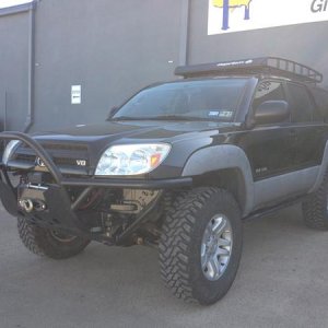 My New Rocktek Bumper with winch