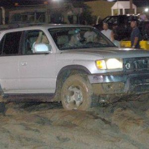 Found me on face book. Crappy spare didnt get crap for traction.
