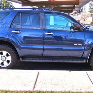 Before lift, spacer and wheels