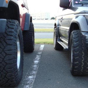 Small size but Lots of Power! 29x10.5-15's compaired to 33's