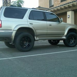 After tires and rims installed