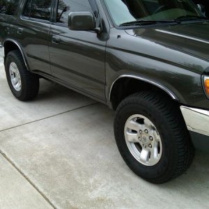 Removed running boards