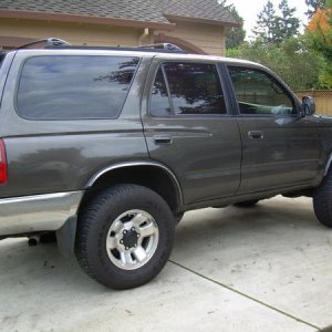 Side shot with the '99 Talls