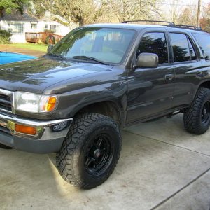Aggressive with the new shoes