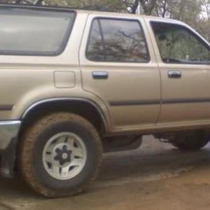 Removed side-step. Regretted it after running up on rocks and making it hard to get the passenger door closed now.