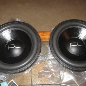 The Fi SSD drivers I was going to have banging in the truck, but building a tuned, ported box of that size just turned me off to the idea of being abl