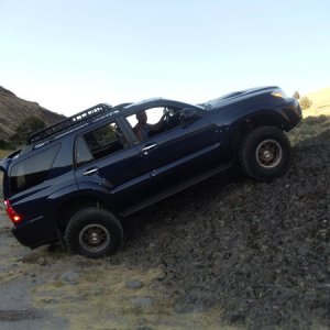 getting slightly vertical