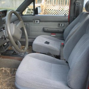 $30 seats from swap meet. Driver is electric. No tears