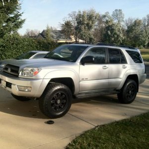 Got the lift installed. Went with the Truxxx lift. 3"front 1.25"rear and new tires, 265/70-17 Nitto Terra grappler.  Over all really happy. You'll als