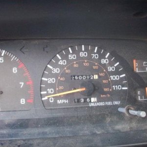 My mileage back in February