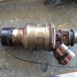 Injectors were VERY DIRTY... Ordered a rebuild kit, should be here in a few days...