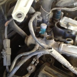 What is the little blue sensor?