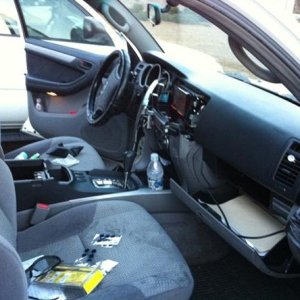 The cops dusting for prints ruined the truck even worse