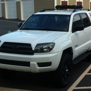 front corner after wheels tires and lift