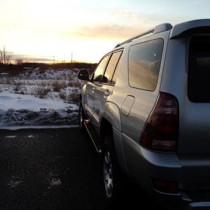 Just washed her. Sunset was better in person.