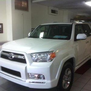 Front driver at the dealership
