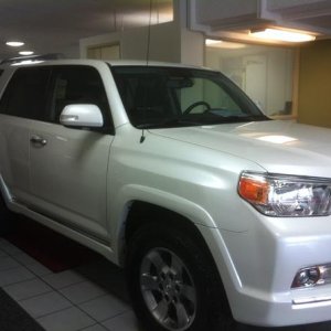 Front passenger at the dealership