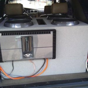 another system 4 T1 rockford 12's and T2000.1bd 2 redtops
my favorite of all and loudest of all 151 plus on db