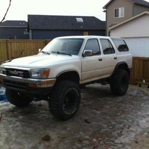 First day I got my 1992 Toyota 4Runner