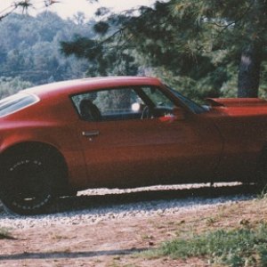 '70 Pontiac Firebird--my favorite of all my old V8 cars, and the one I'd take again over any other if I were to build a project muscle car.  Unfortuna