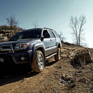 off-roading for the first time