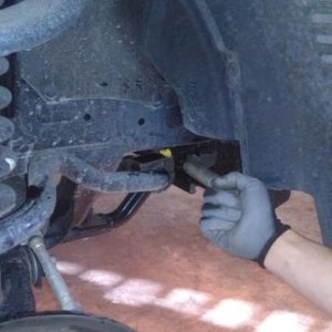 Swaybar detatched at frame