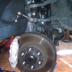 OEM coilover out.