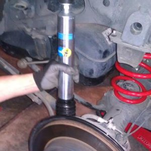 new rear shock going in