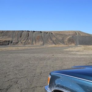 When you first arrive--this is just off the main road, looking towards the primary hillclimb area.
