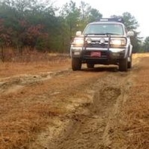 helping my buddy make some ruts...much deeper now!!