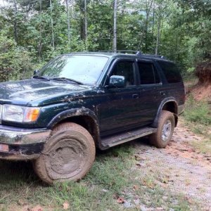 After I got out of the mud. Dirty girl
