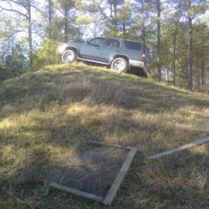 Exploring fire roads and backcountry.