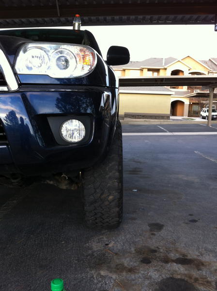 1.25" Wheel spacer installed