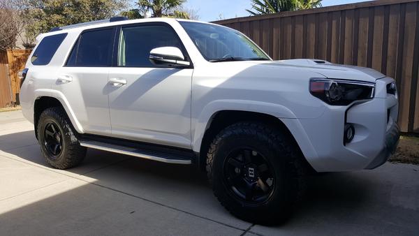 12/31/2016: Level 8 MK6 17x9 - 0mm Offset w/BFG 275/75/70