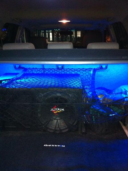 12" Kicker and LED mod
