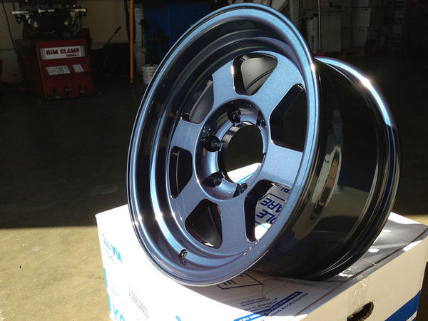 16x8" Konig Countersteer Type X Dark Metallic Blue (Magnesium Blue).