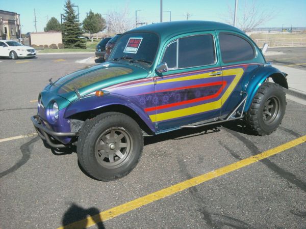 1973 Baja Beetle I bought while I was on a trip to Denver. Thought I needed temporary wheels while my truck was being fixed.... most horrible drive ba