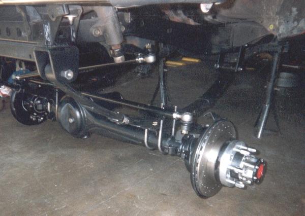 1983 front housing, 1992 TLC hi-pinion with 5.29 gears, vented/cross-drilled rotors, 1.25" spacers, and an ARB air locker.