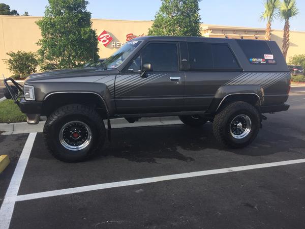 1987 Gray 4runner, new wheels & cleaned up