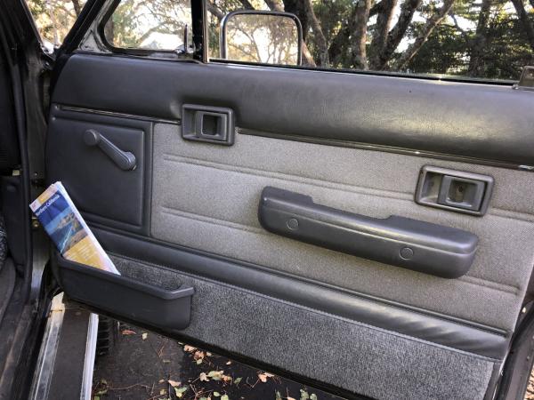 1988 SR5 V6 Dark Metallic Grey passenger door, the rest of the interior looks just as good.