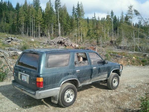 1995 - adding BFG A/t's + Tacoma Wheels.