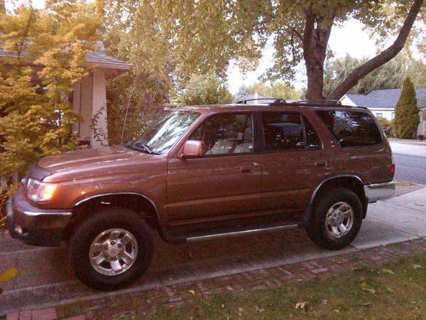 1999 Toyota 4Runner - 5-Speed Manual tied to a 3.4L V6.  Recently added a K&N Cold Air Intake.  Purchased in November with 225k miles.