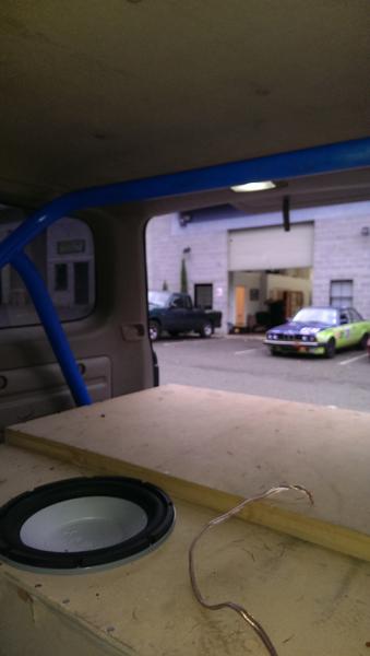 1st gen rollbar is in! Granted its sitting over my half finished storage/sleeper platform...