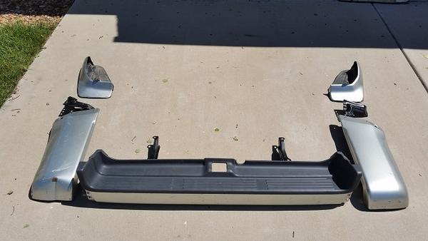 2000 4Runner rear bumper   central part   view higher