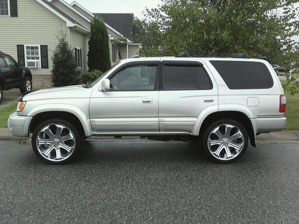 2000 Limited 4Runner

This was how it looked when purchased


Low profile Tires
&
Can somebody say 20's!!!!!!!