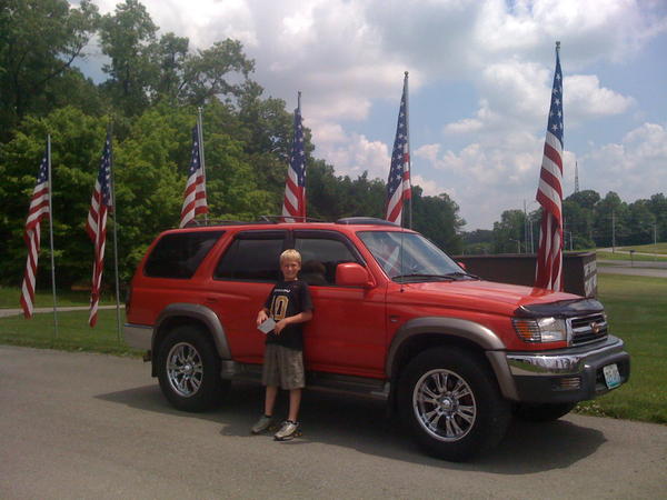 2000 Red TRD Supercharged